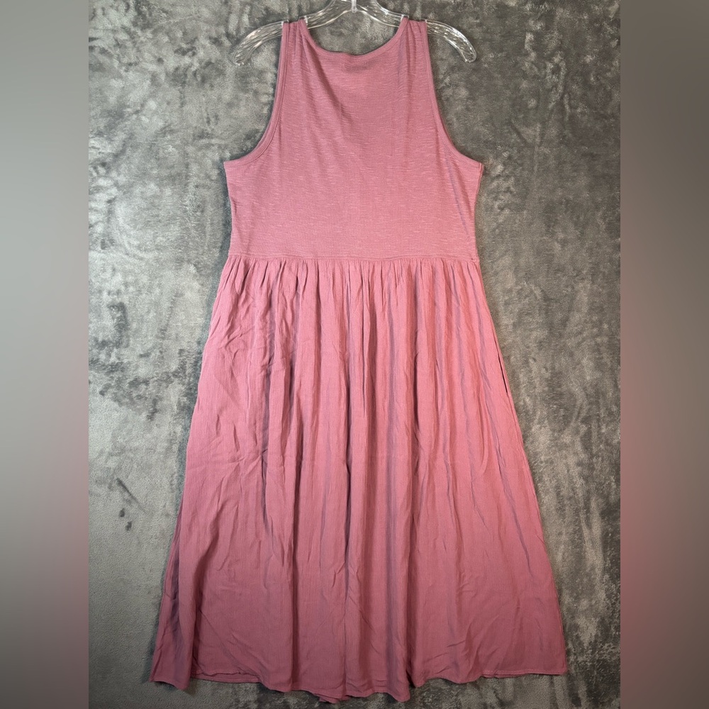 Frye Button Front Whimsical Flowy Sleeveless‎ Casual Maxi Dress Size Large - Picture 2 of 7